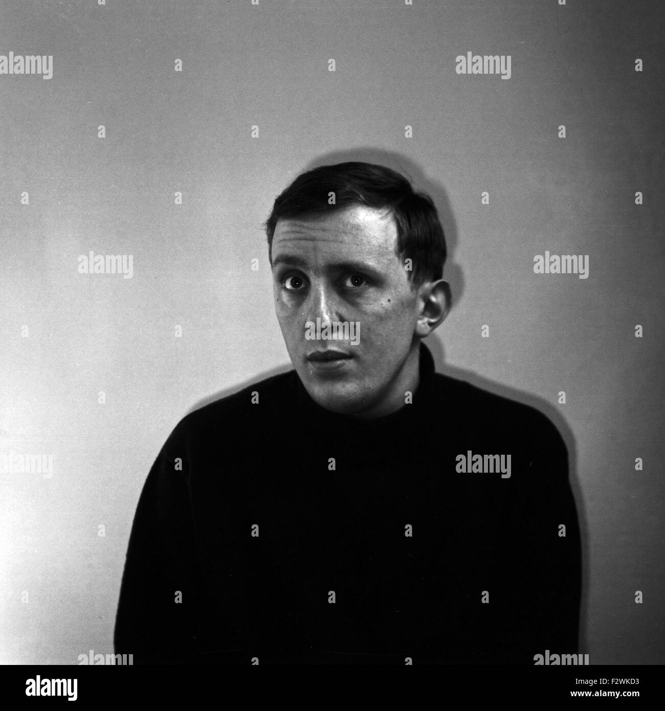Deutscher Schauspieler und Regisseur Vadim Glowna, Deutschland 1960er Jahre. German actor and director Vadim Glowna, Germany 1960s. Stock Photo