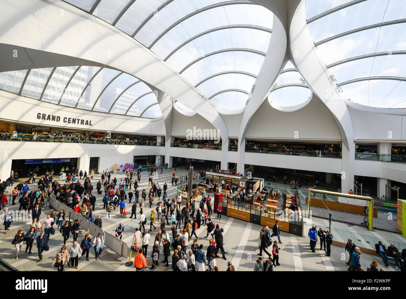 Opening of Birmingham's new Grand Central Station, John Lewis and
