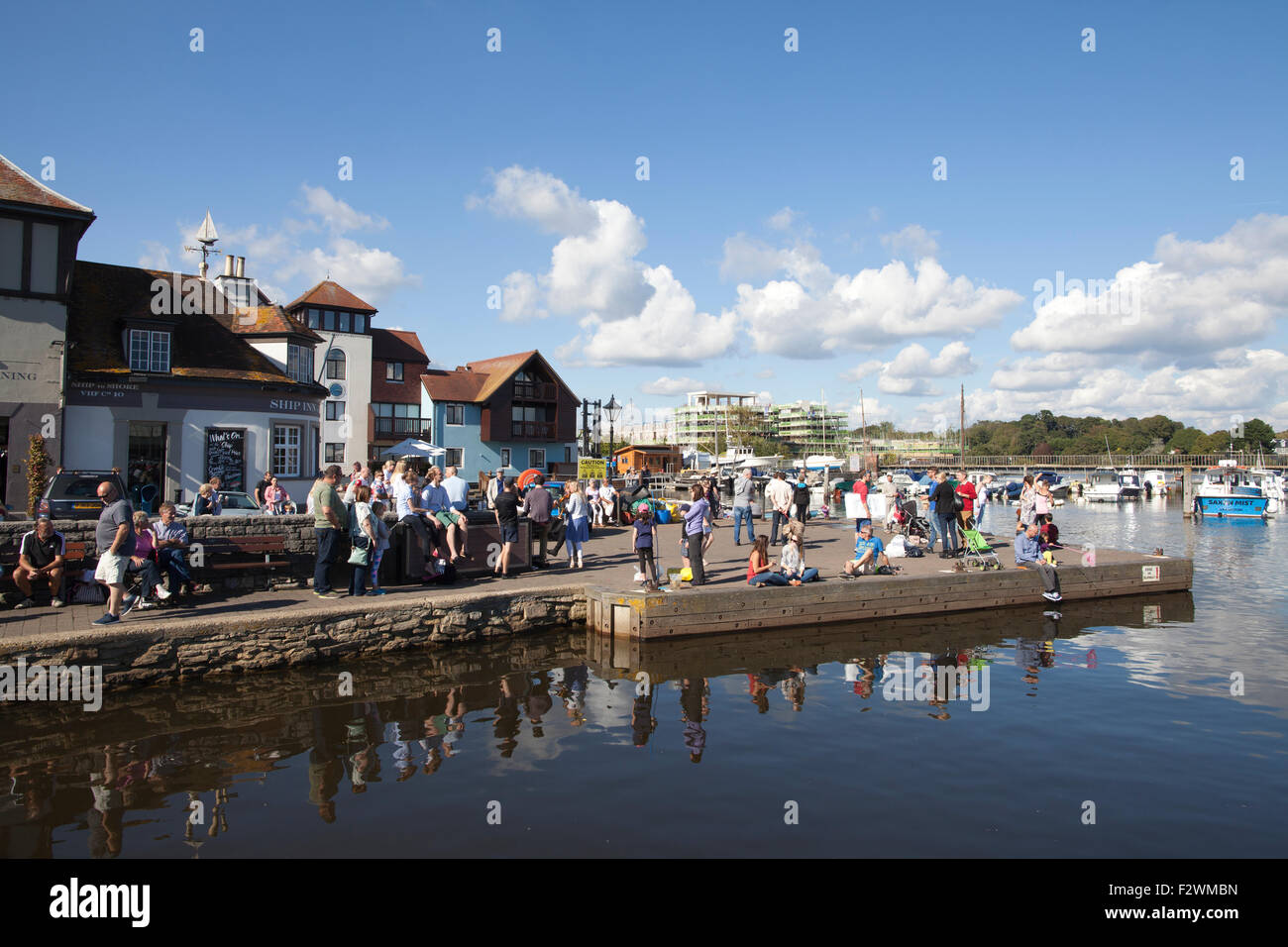 Lymington Quay, Lymington, market town, Hampshire, England, United