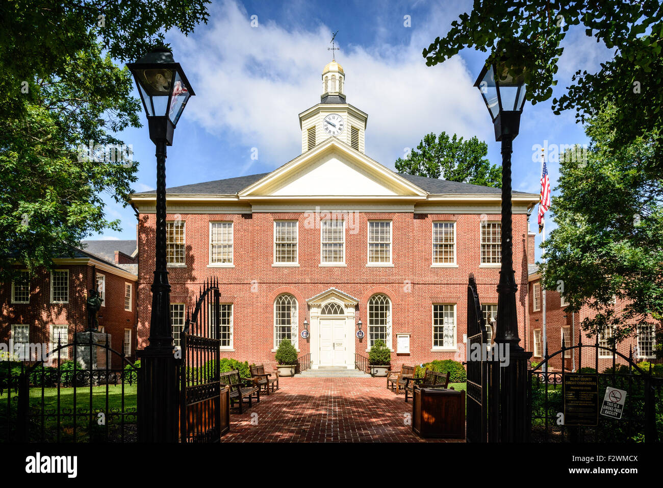 Talbot County Courthouse, 11 North Washington Street, Easton, Maryland Stock Photo