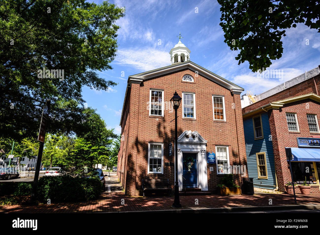 Talbot County Office of Tourism, 11 South Harrison Street, Easton, Maryland Stock Photo