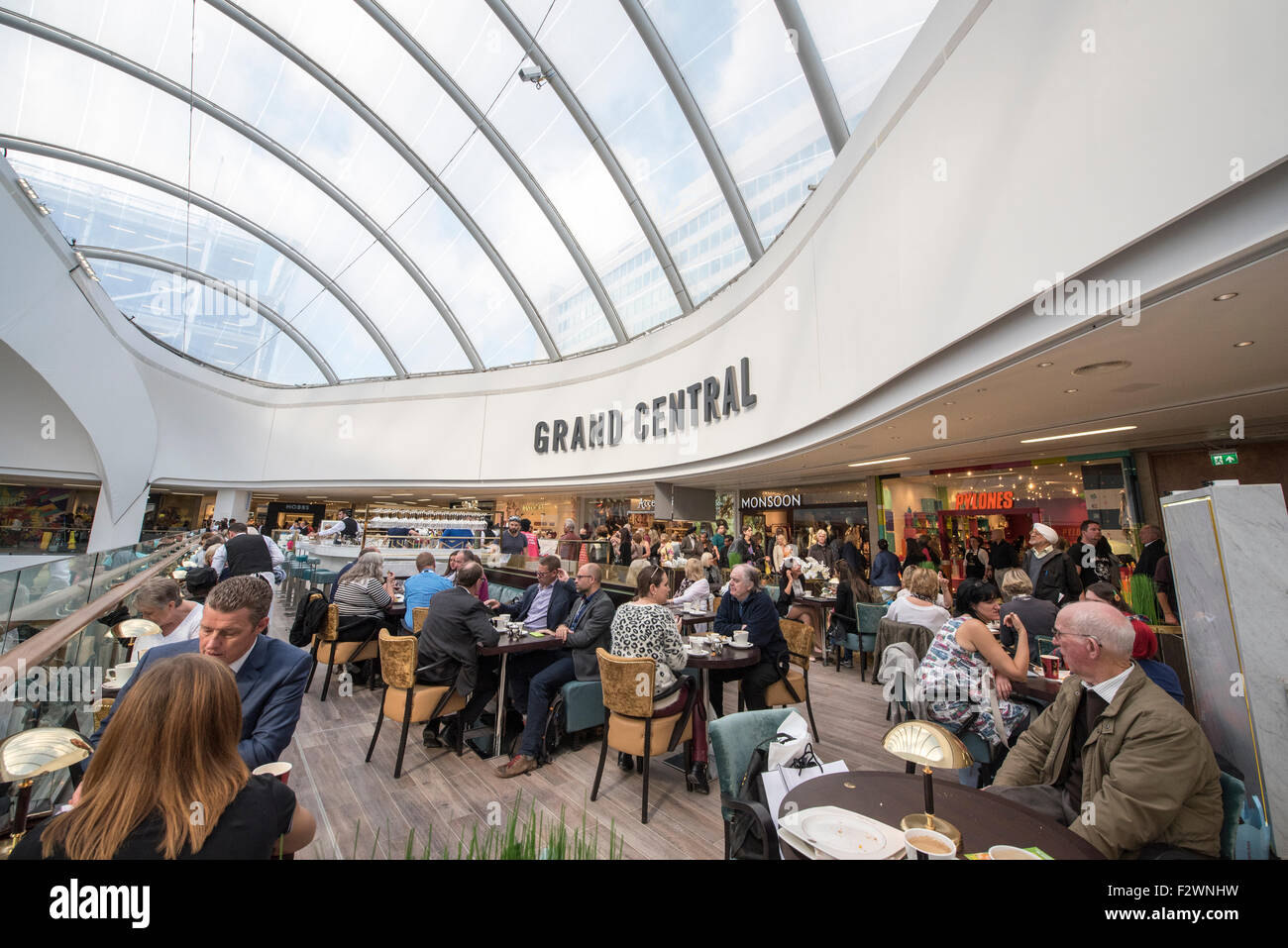 Opening of Birmingham's new Grand Central Station, John Lewis and