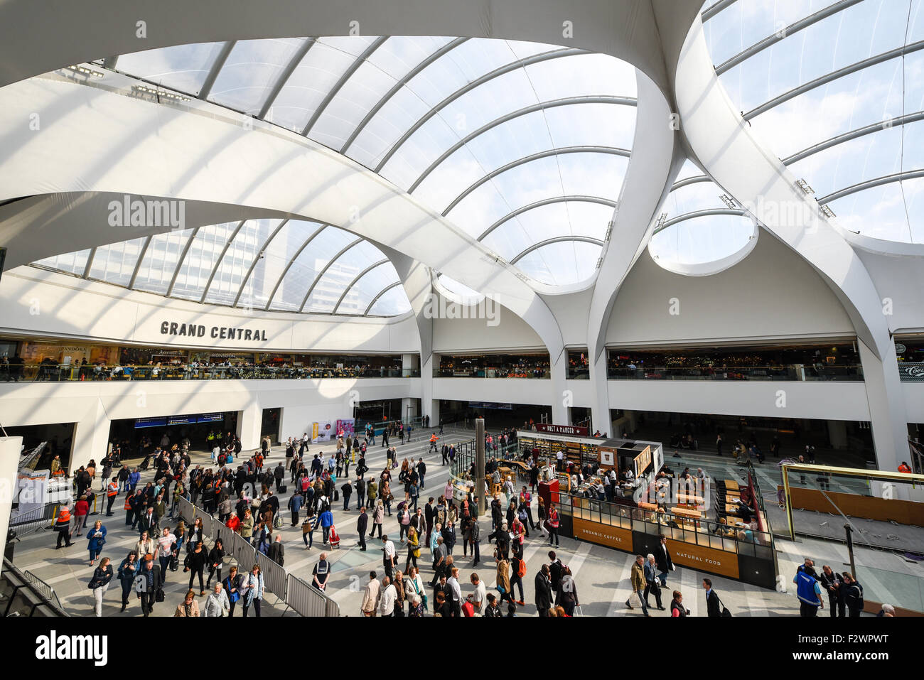 Opening of Birmingham's new Grand Central Station, John Lewis and