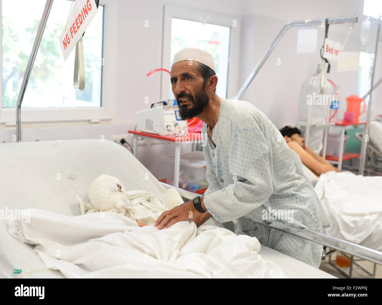 Kabul, Afghanistan. 04th Aug, 2015. 60yearold Abdul Rahim from the