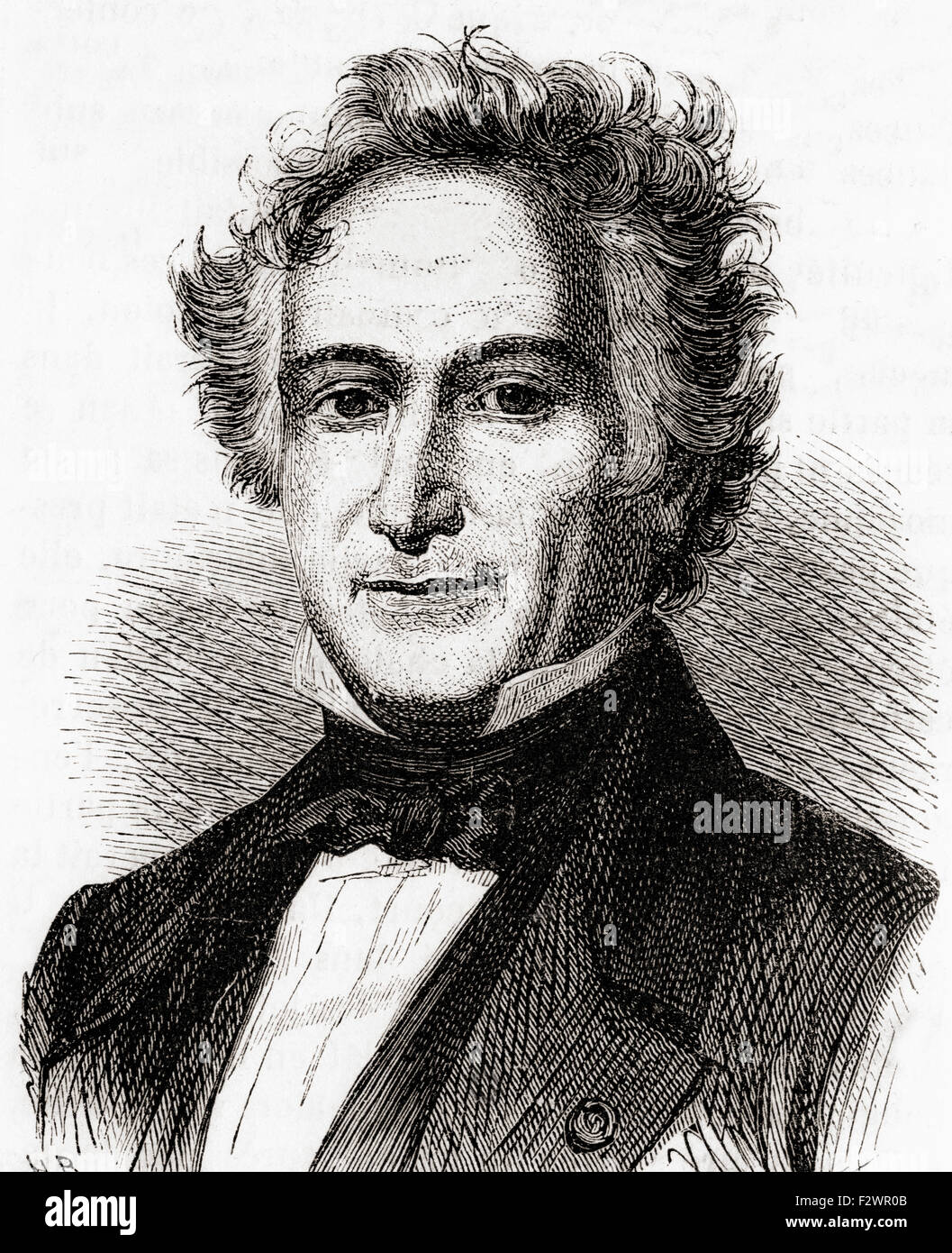 Michel Eugène Chevreul,  1786 – 1889.  French chemist. Stock Photo