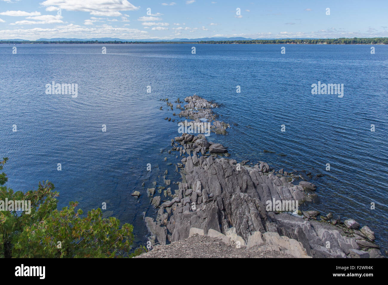 The beautiful Point Au Roche State Park in Upstate NY Stock Photo Alamy