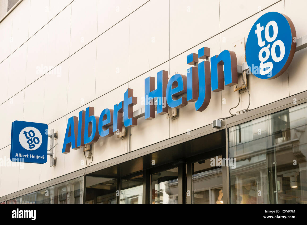 Albert Heijn To Go convenience shop in Amsterdam Stock Photo