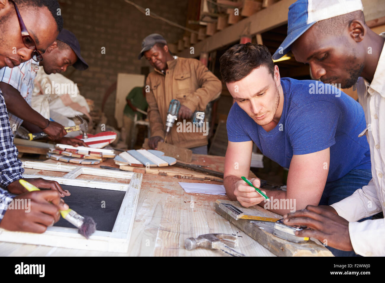 Carpentry Africa High Resolution Stock Photography And Images Alamy