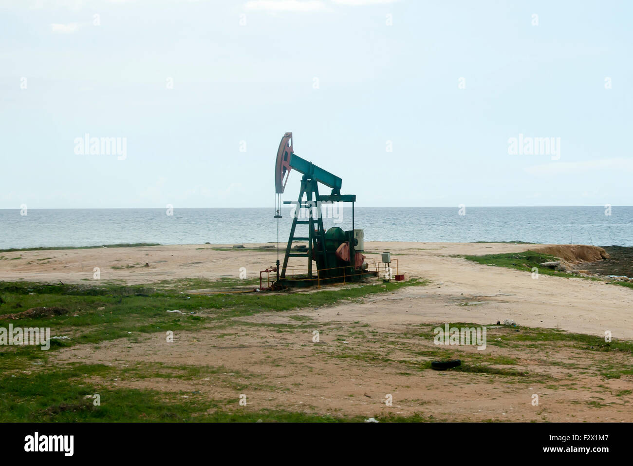 Oil Well - Cuba Stock Photo