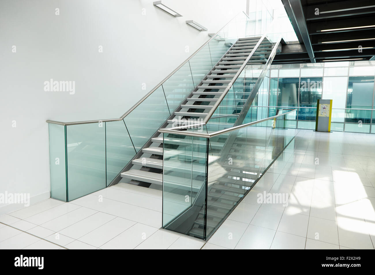 Staircase in modern office building Stock Photo Alamy
