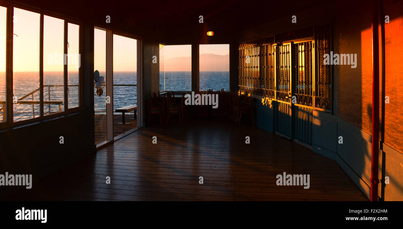Interiors view of a resort on a pier, Santa Monica Pier, Santa Monica, Los Angeles County, California, USA Stock Photo