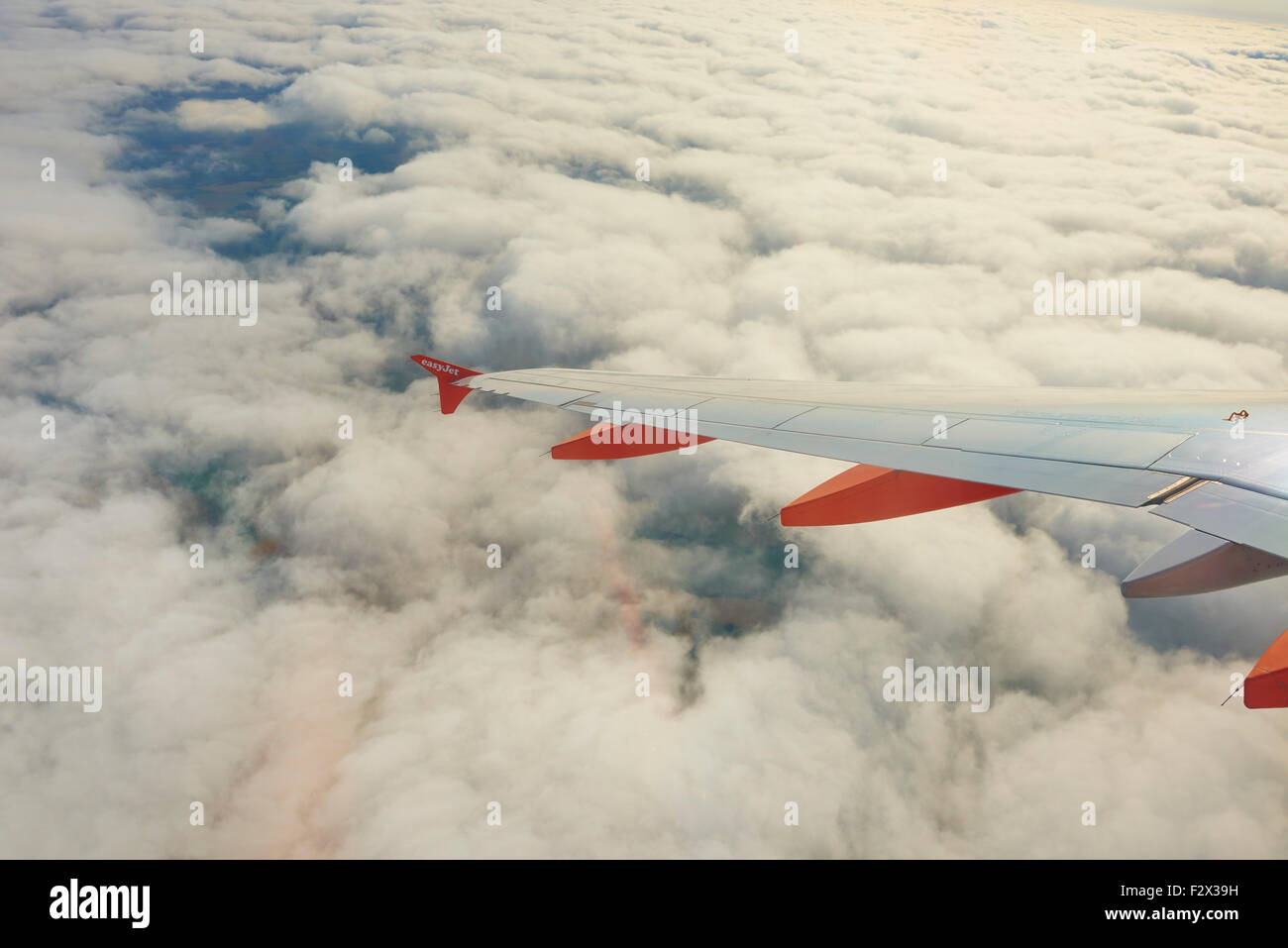 View from the interior of Airplane Stock Photo - Alamy