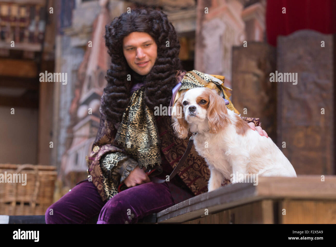 king charles and his dogs
