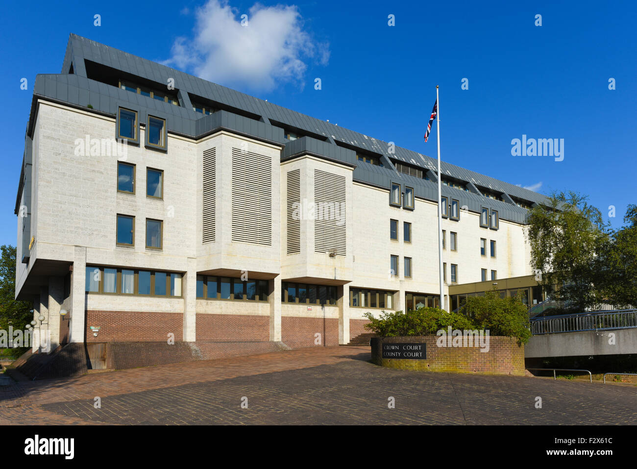 Maidstone Combined Court Centre with the Crown Court and The County Court in Maidstone, Kent, UK Stock Photo