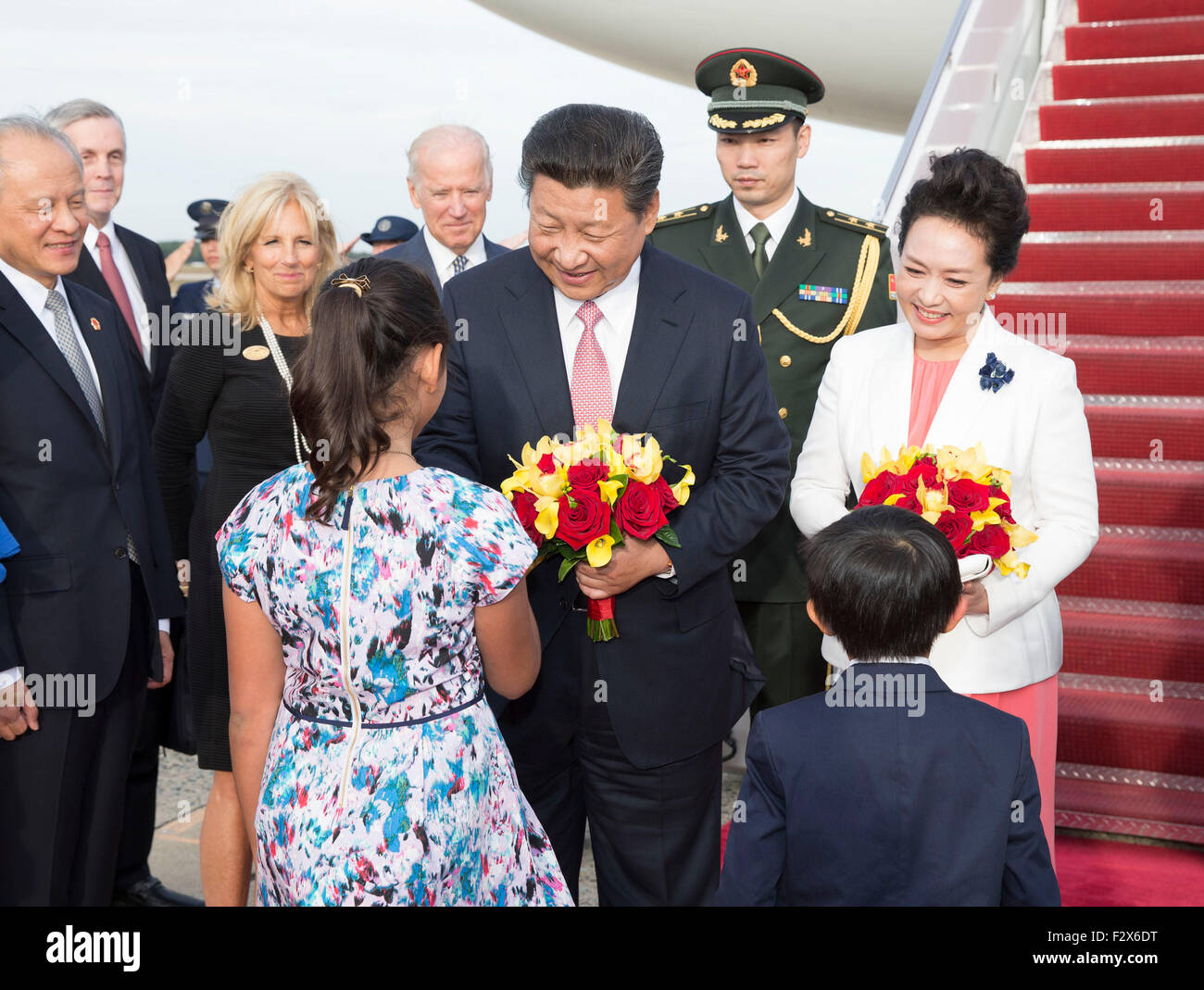 Chinese President Xi Jinping Arrives in Washington for State Visit