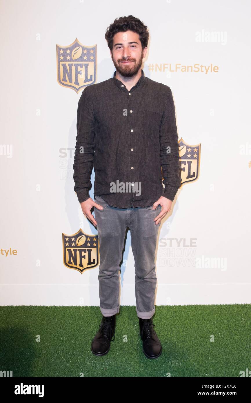New York, NY, USA. 24th Sep, 2015. Jake Hoffman in attendance for NFL Style Showdown, ArtBeam, New York, NY September 24, 2015. Credit:  Abel Fermin/Everett Collection/Alamy Live News Stock Photo