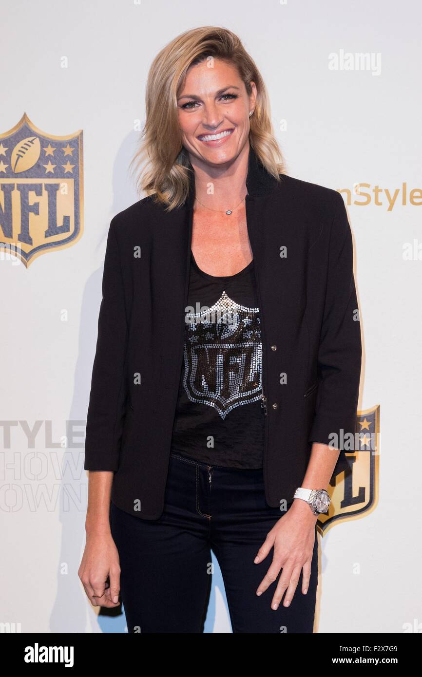 New York, NY, USA. 24th Sep, 2015. Erin Andrews in attendance for NFL Style Showdown, ArtBeam, New York, NY September 24, 2015. Credit:  Abel Fermin/Everett Collection/Alamy Live News Stock Photo