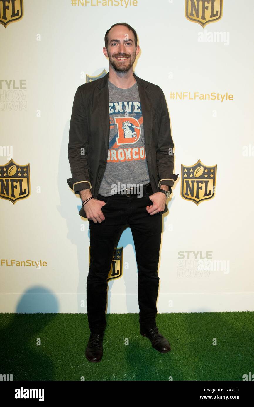 New York, NY, USA. 24th Sep, 2015. Michael Stauffer in attendance for NFL Style Showdown, ArtBeam, New York, NY September 24, 2015. Credit:  Abel Fermin/Everett Collection/Alamy Live News Stock Photo