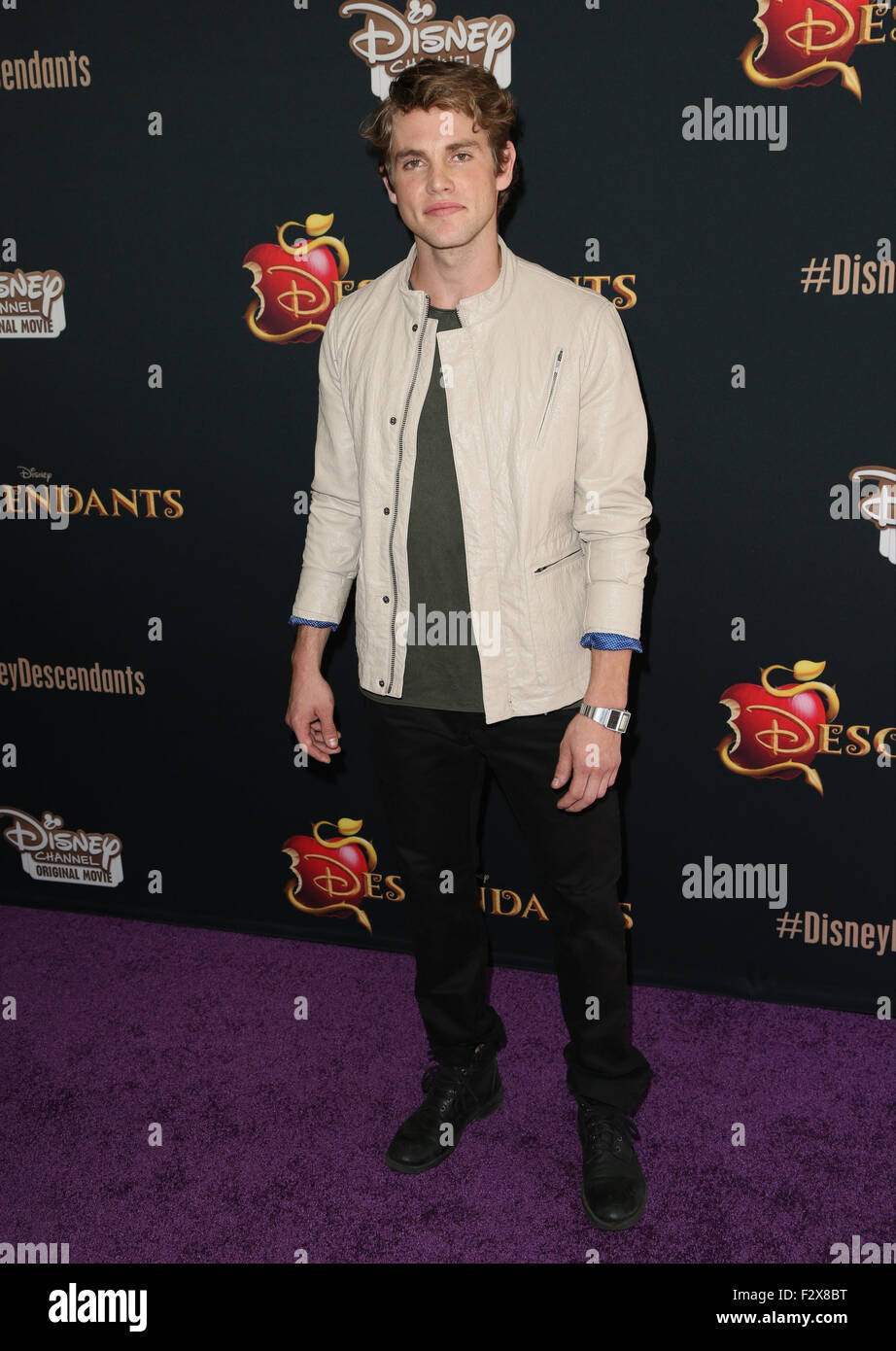 Descendants' premiere at Walt Disney Studios Main Theatre - Arrivals  Featuring: Jedidiah Goodacre, Stock Photo, Picture And Rights Managed  Image. Pic. WEN-WENN22718442