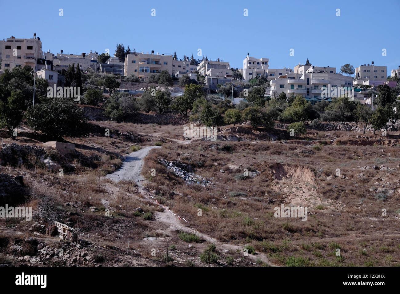 ISRAEL JERUSALEM 24 SEPTEMBER View Of The Palestinian Village Of Zur 