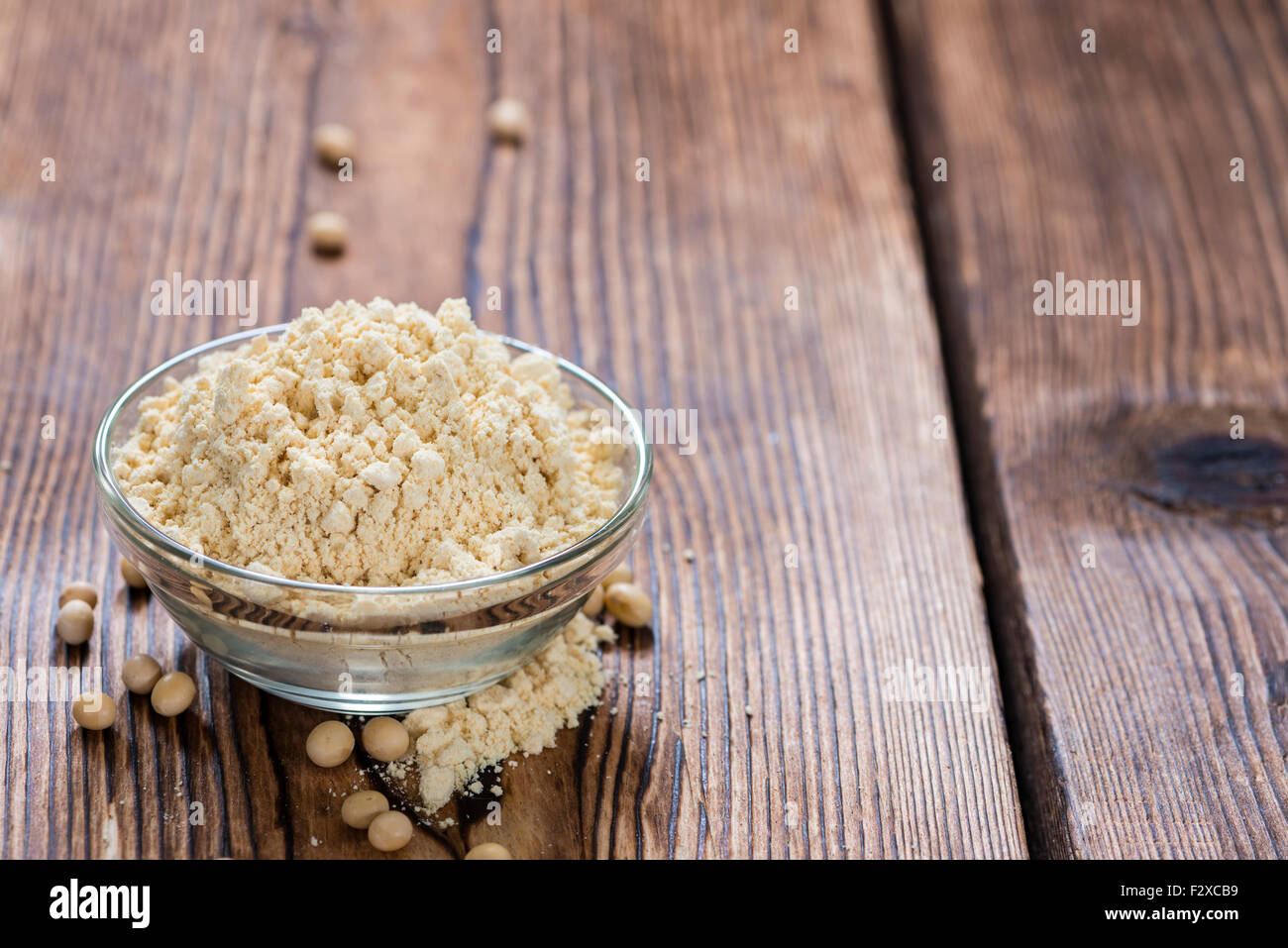 Portion of Soy Flour (detailed closeup shot Stock Photo Alamy
