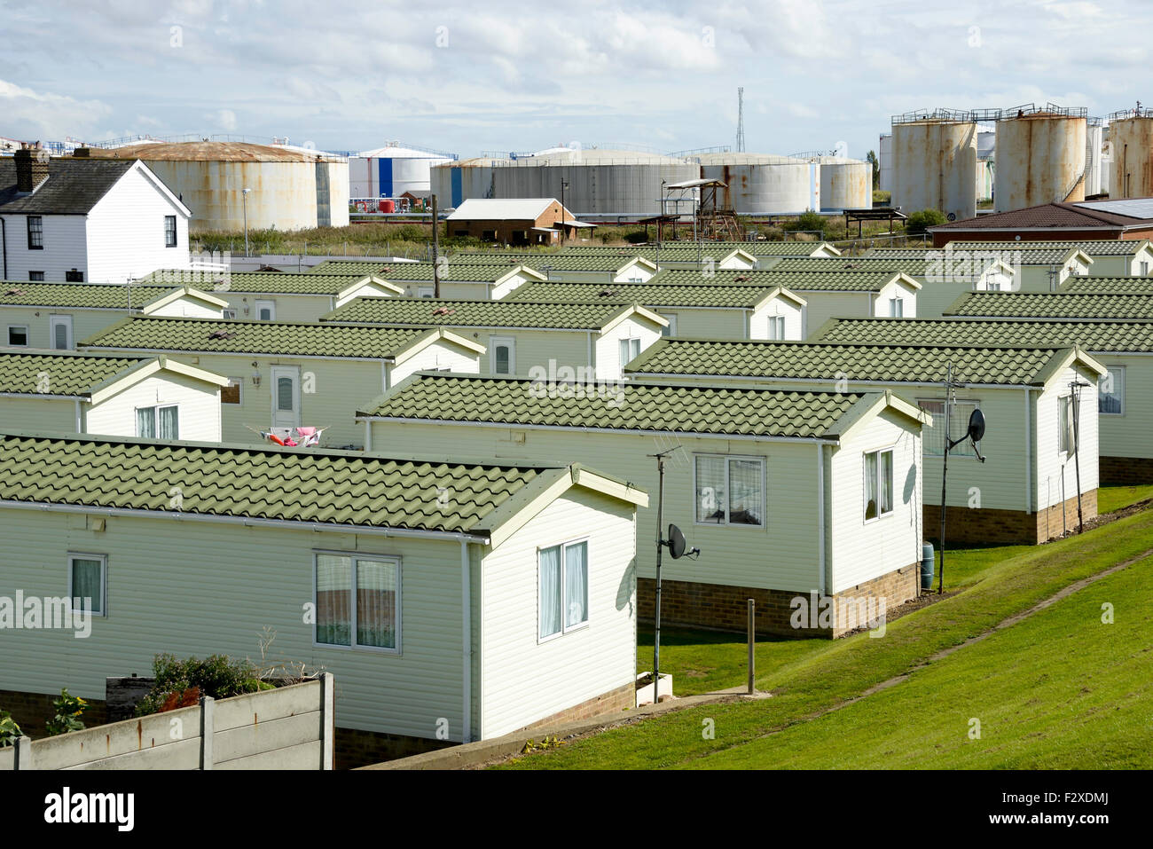 Hole Haven Caravan Park, Haven Road, Canvey Island, Essex, England