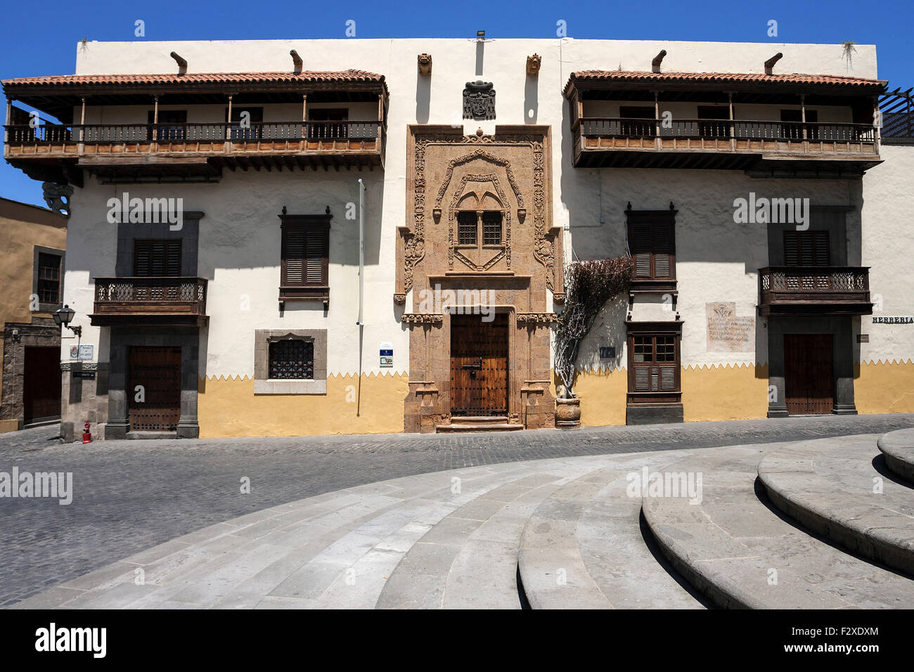 Columbus House, Casa de Colon, Las Palmas, Gran Canaria, Canary Islands, Spain Stock Photo