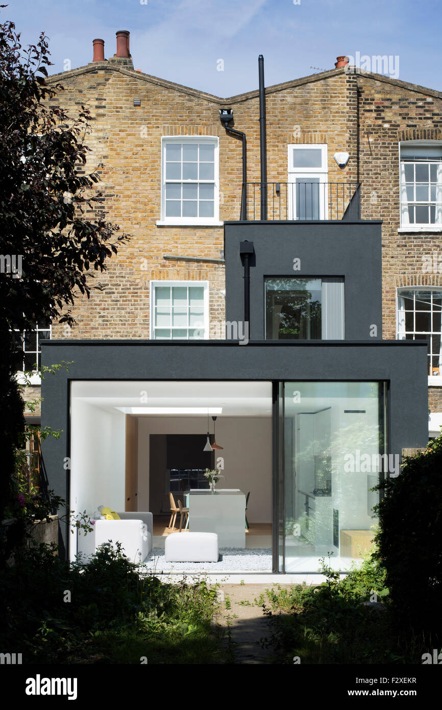 Exterior of rear extension. Private residence, London, United Kingdom. Architect Alexander