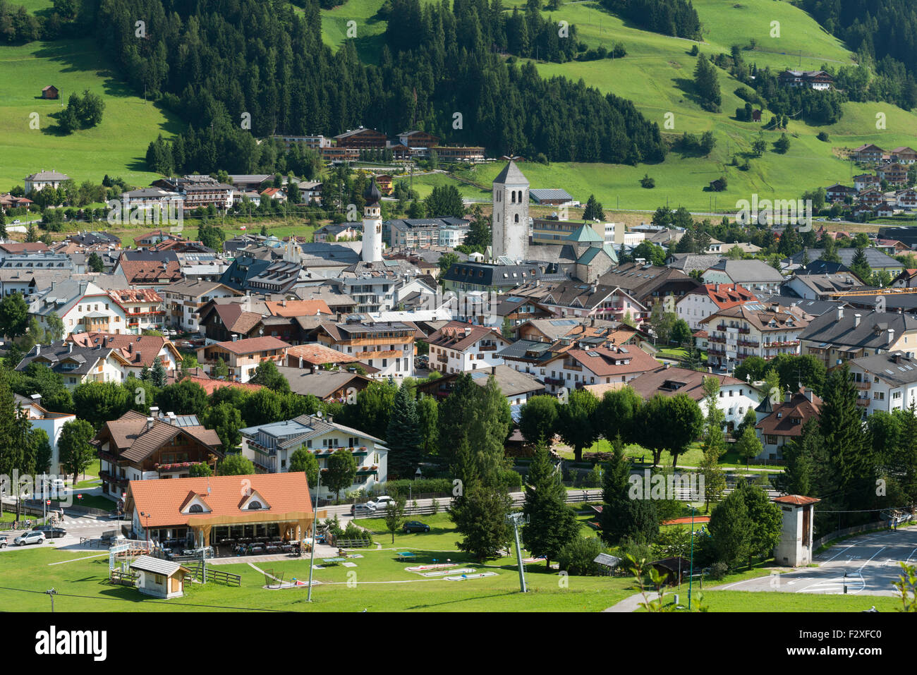 Innchen or San Candido, Dolomites, Trentino-Alto Adige, Province of South Tyrol, Italy Stock Photo