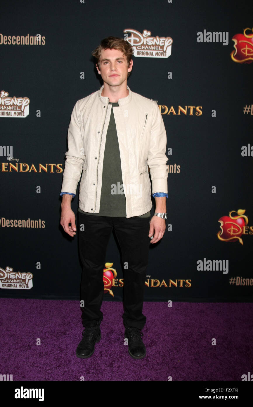 Descendants' premiere at Walt Disney Studios Main Theatre - Arrivals  Featuring: Jedidiah Goodacre, Stock Photo, Picture And Rights Managed  Image. Pic. WEN-WENN22718442