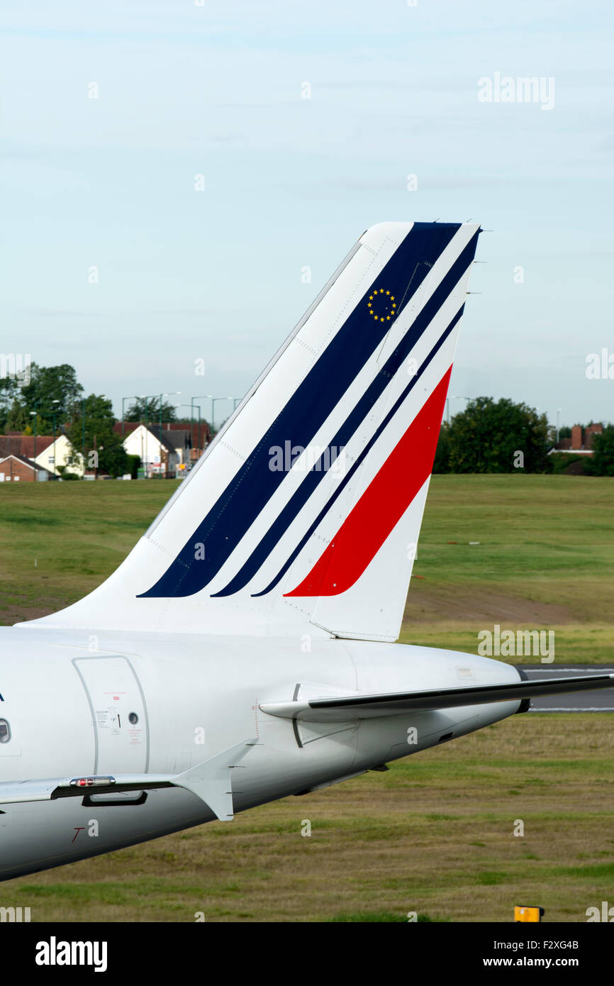Air France Airbus A320 (F-HEPA) at Birmingham Airport, UK Stock Photo