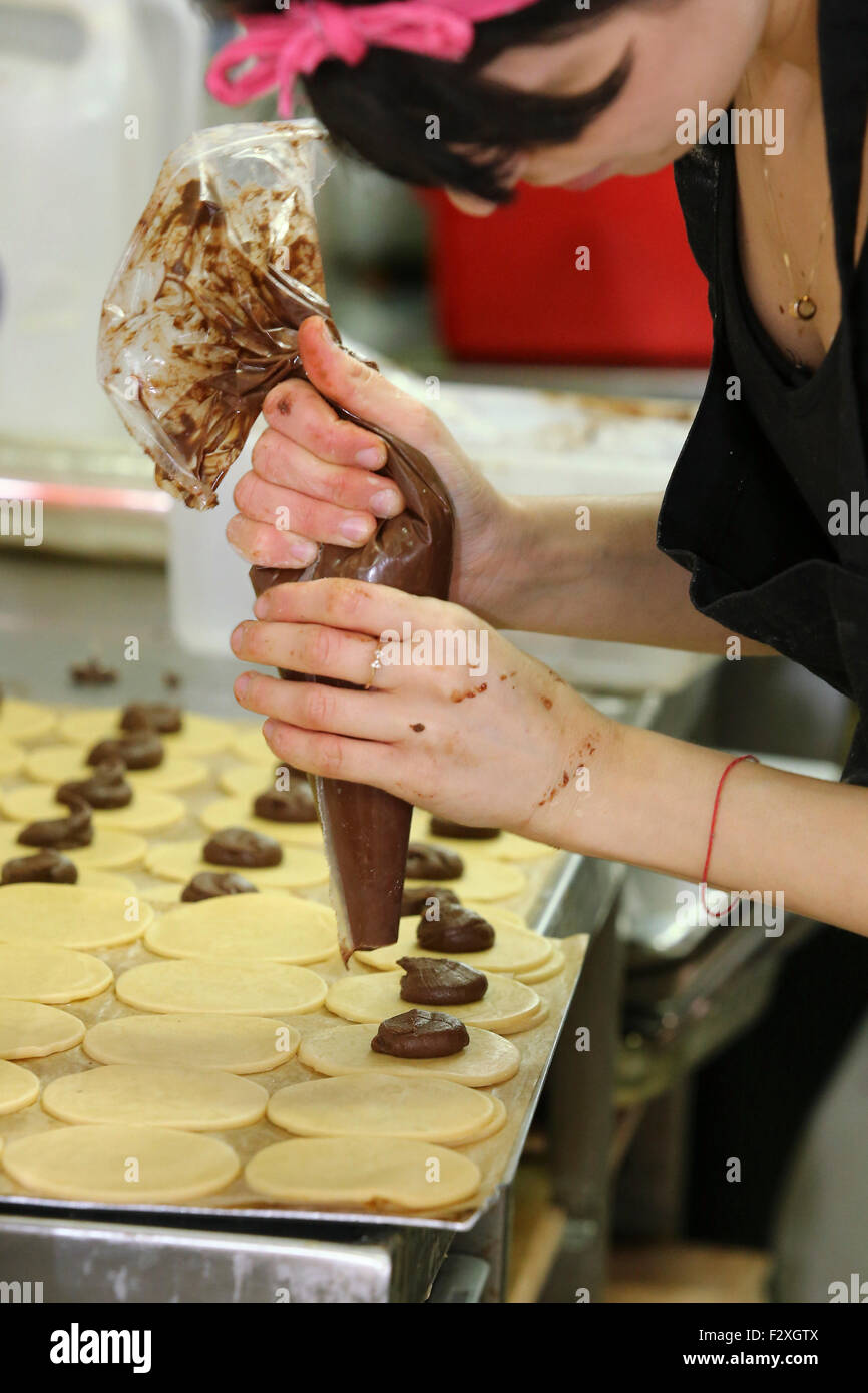 Poppy Seed filled Hamantashen a pastry in Ashkenazi Jewish cuisine It