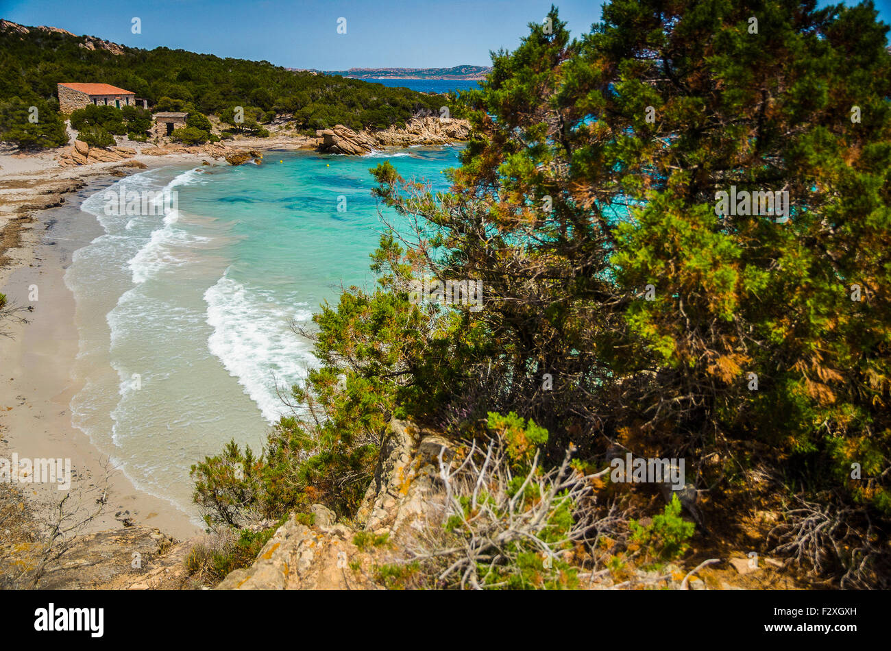 Boat tours of La Maddalena -Sardegna Spargi Island Cala Granara Beach ...