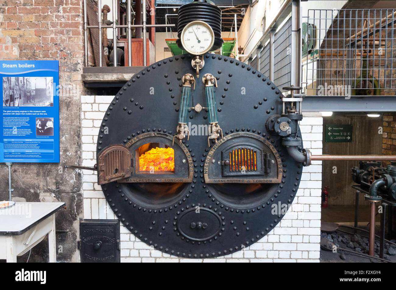 Steam Boiler London Museum Of Water And Steam Green Dragon - 