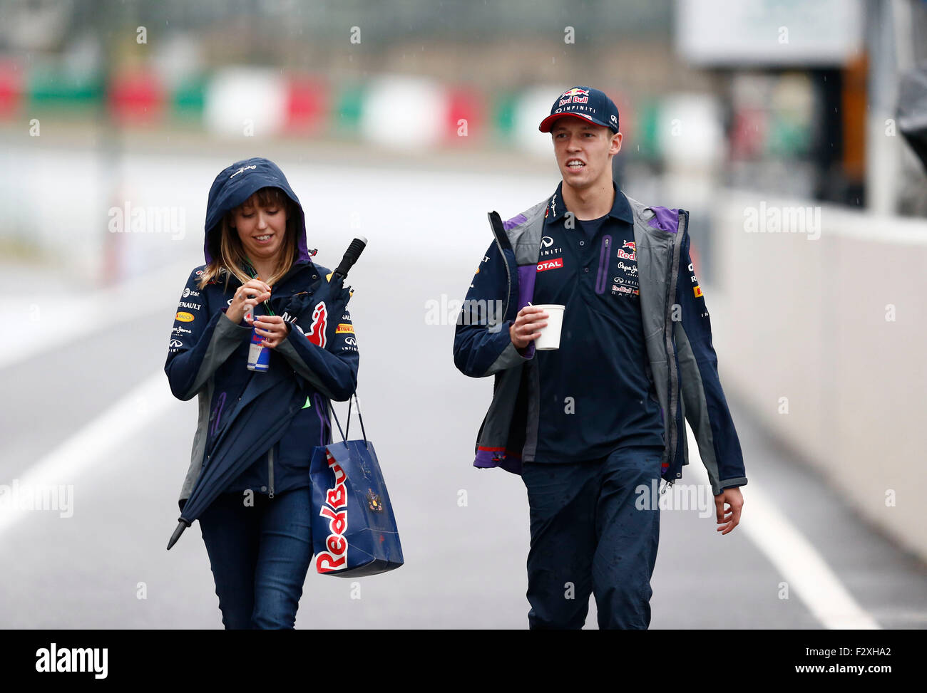 Motorsports: FIA Formula One World Championship 2015, Grand Prix of Japan,   #26 Daniil Kvyat (RUS, Infiniti Red Bull Racing), Stock Photo