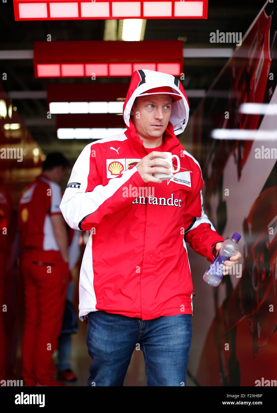 Motorsports: FIA Formula One World Championship 2015, Grand Prix of Japan, #7 Kimi Raikkonen (FIN, Scuderia Ferrari), Stock Photo