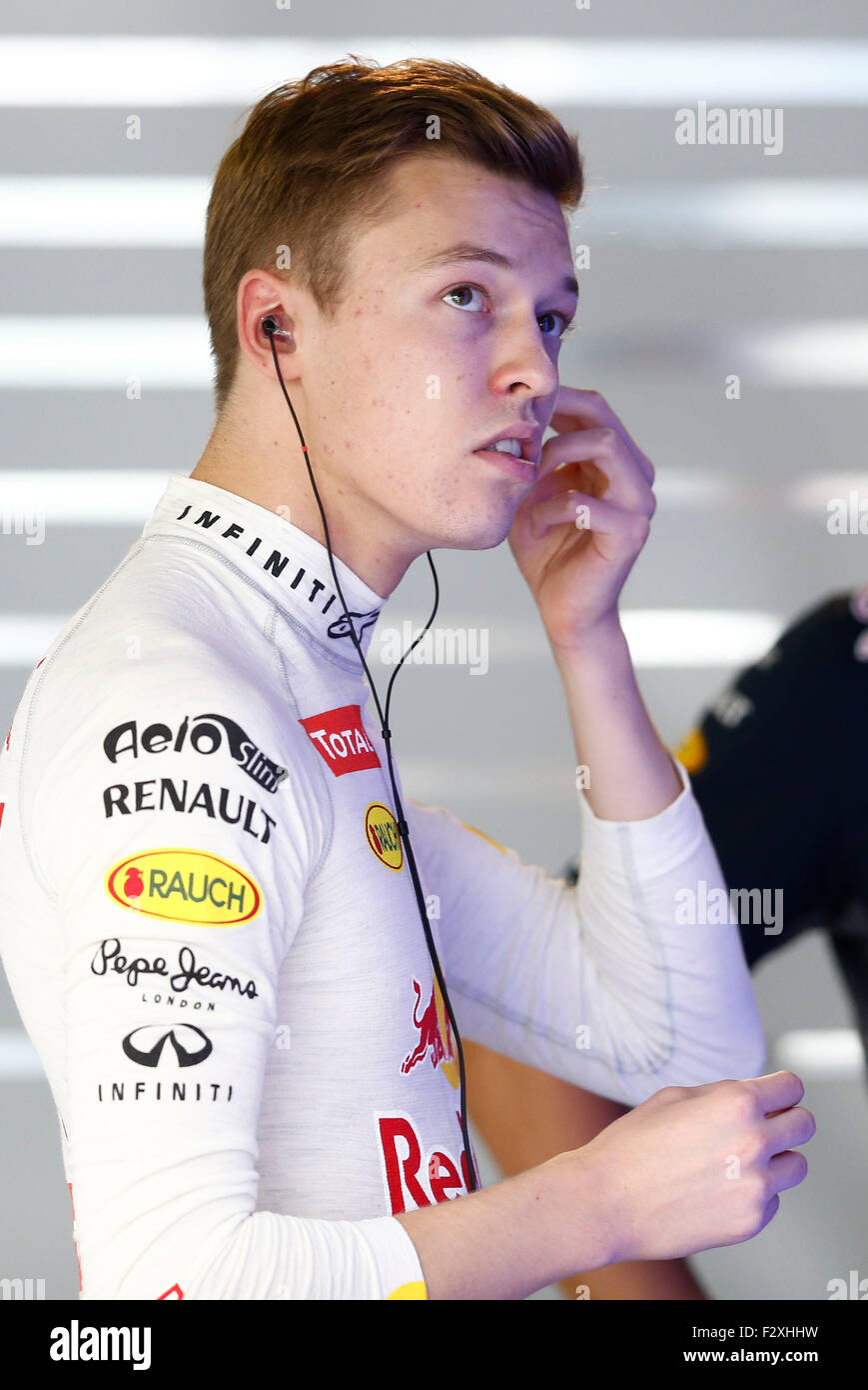 Motorsports: FIA Formula One World Championship 2015, Grand Prix of Japan, #26 Daniil Kvyat (RUS, Infiniti Red Bull Racing), Stock Photo