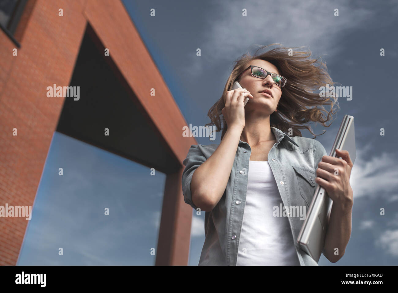 Building outside student upset hi-res stock photography and images - Alamy
