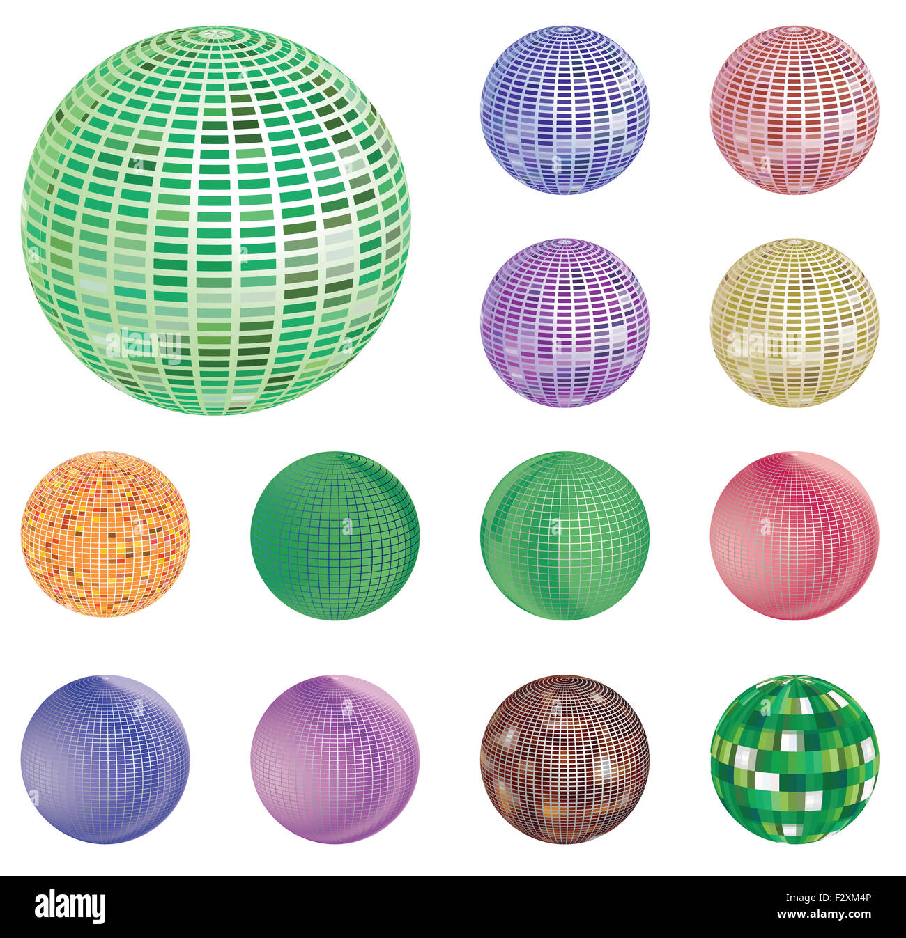 Spiegel-Disco-Ball vektor abbildung. Illustration von glanz - 34638603