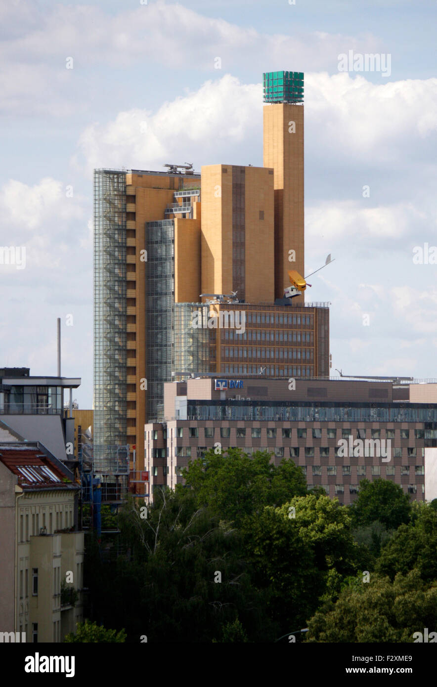 Hochhaus am Potsdamer Platz - Skyline, Berlin-Kreuzberg. Stock Photo