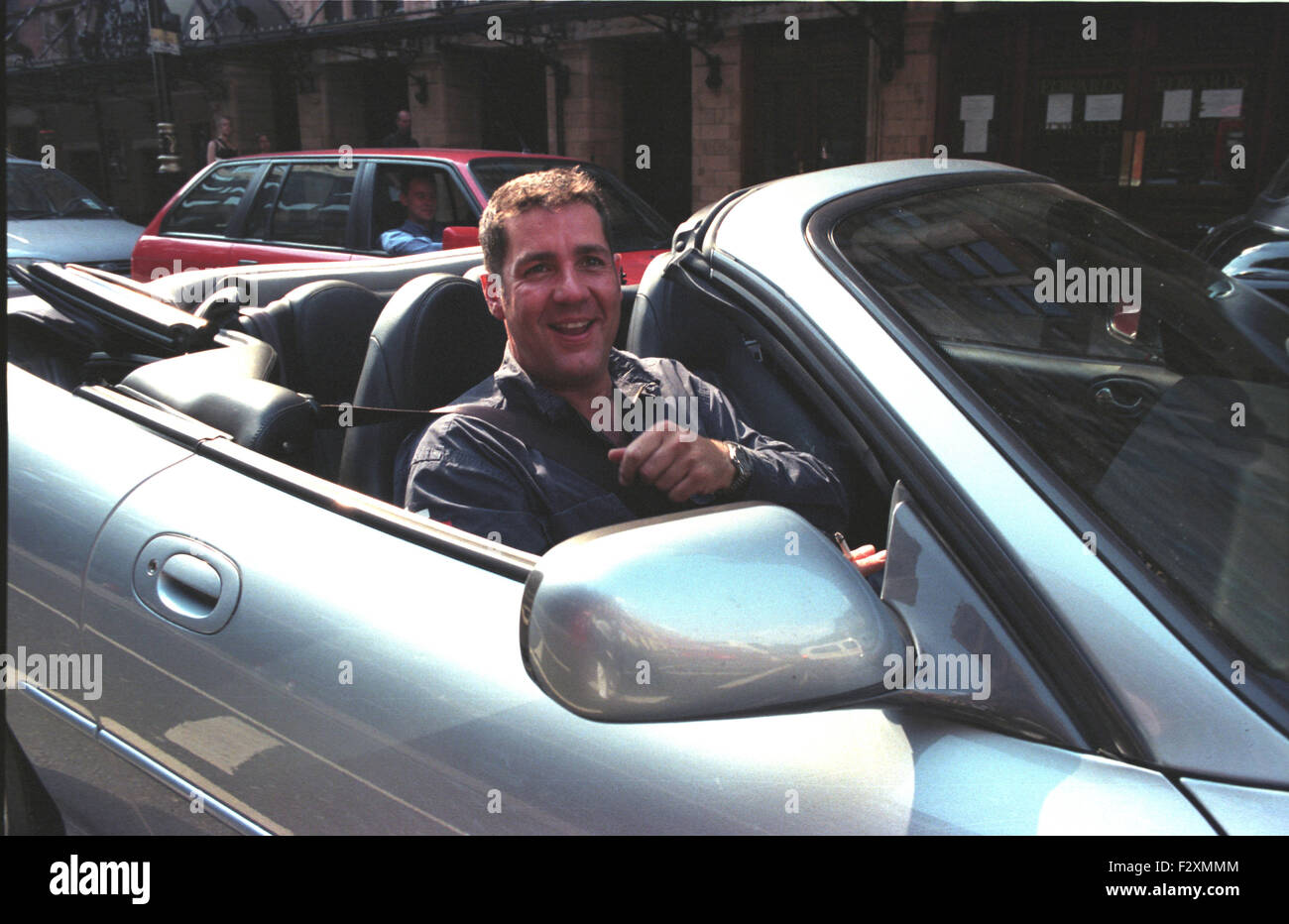 Dale Winton new car 1997 London (credit image© Jack Ludlam Stock Photo
