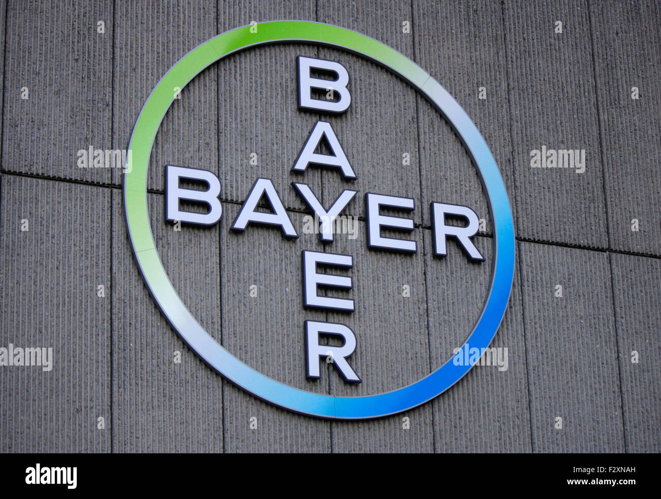 Markenname: 'Bayer AG', Berlin. Stock Photo