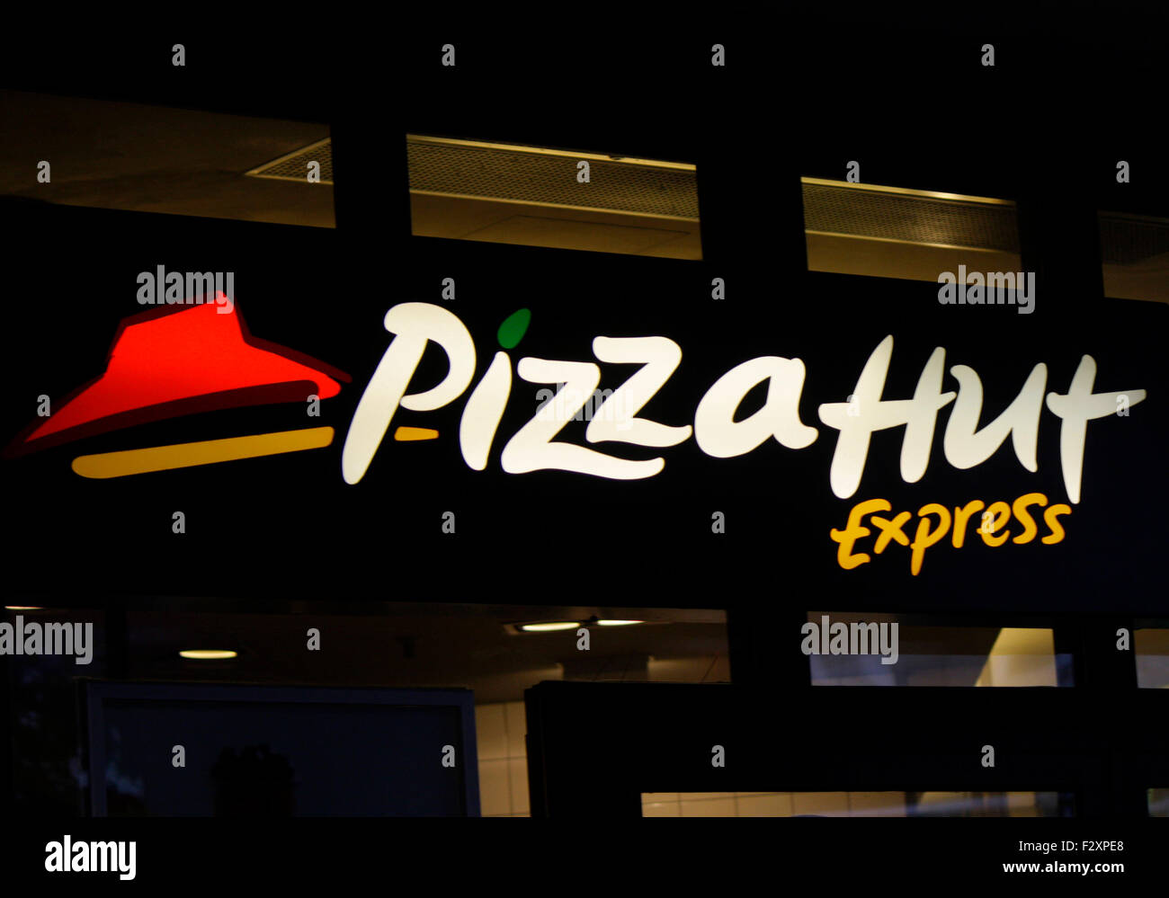 Markenname: 'Pizza Hut', Berlin. Stock Photo