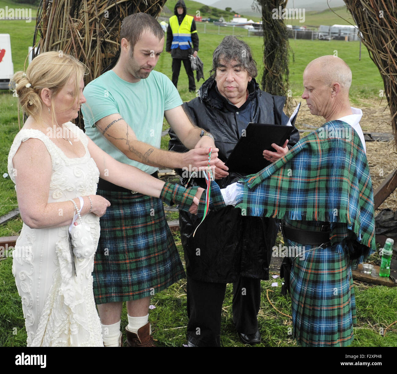 Day two of the Wickerman Music Festival 2015 in Dumfries, Scotland. The ...