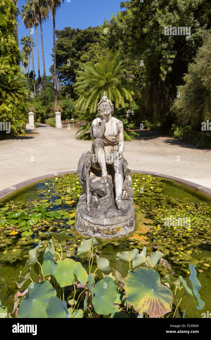 Palermo (Italy) - Botanical Garden Stock Photo