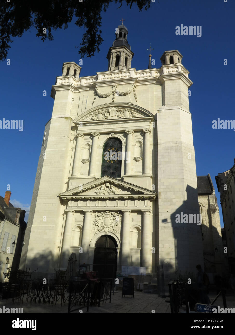 Eglise SaintPierre de Saumur, Loire Valley, France Stock Photo Alamy