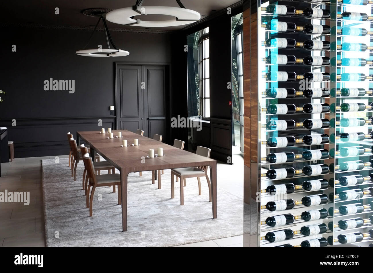 Boardroom, meeting room at Chateau Pedesclaux, Bordeaux, France Stock