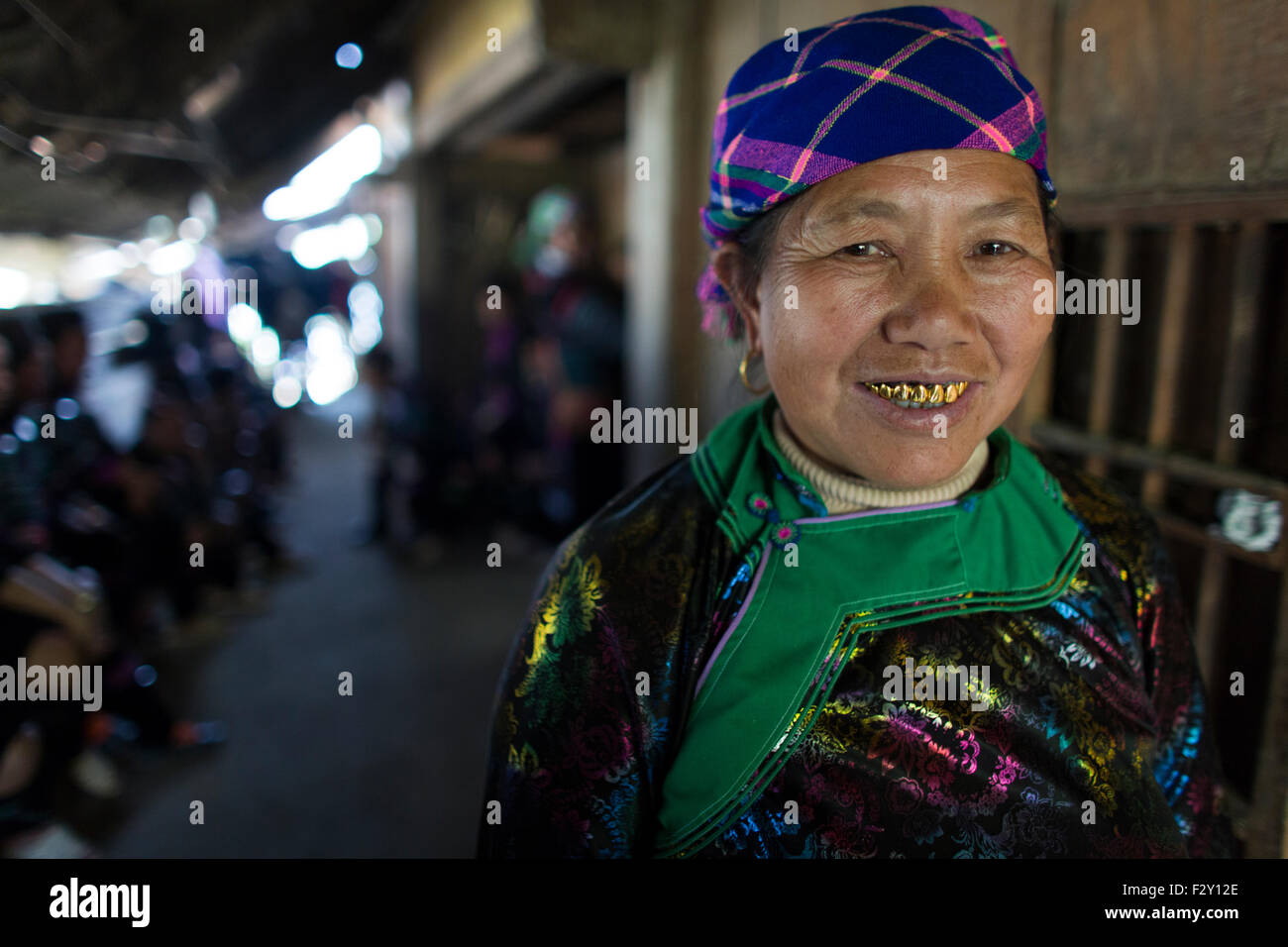 ethnic Hmong tribe in Northern Vietnam. Stock Photo