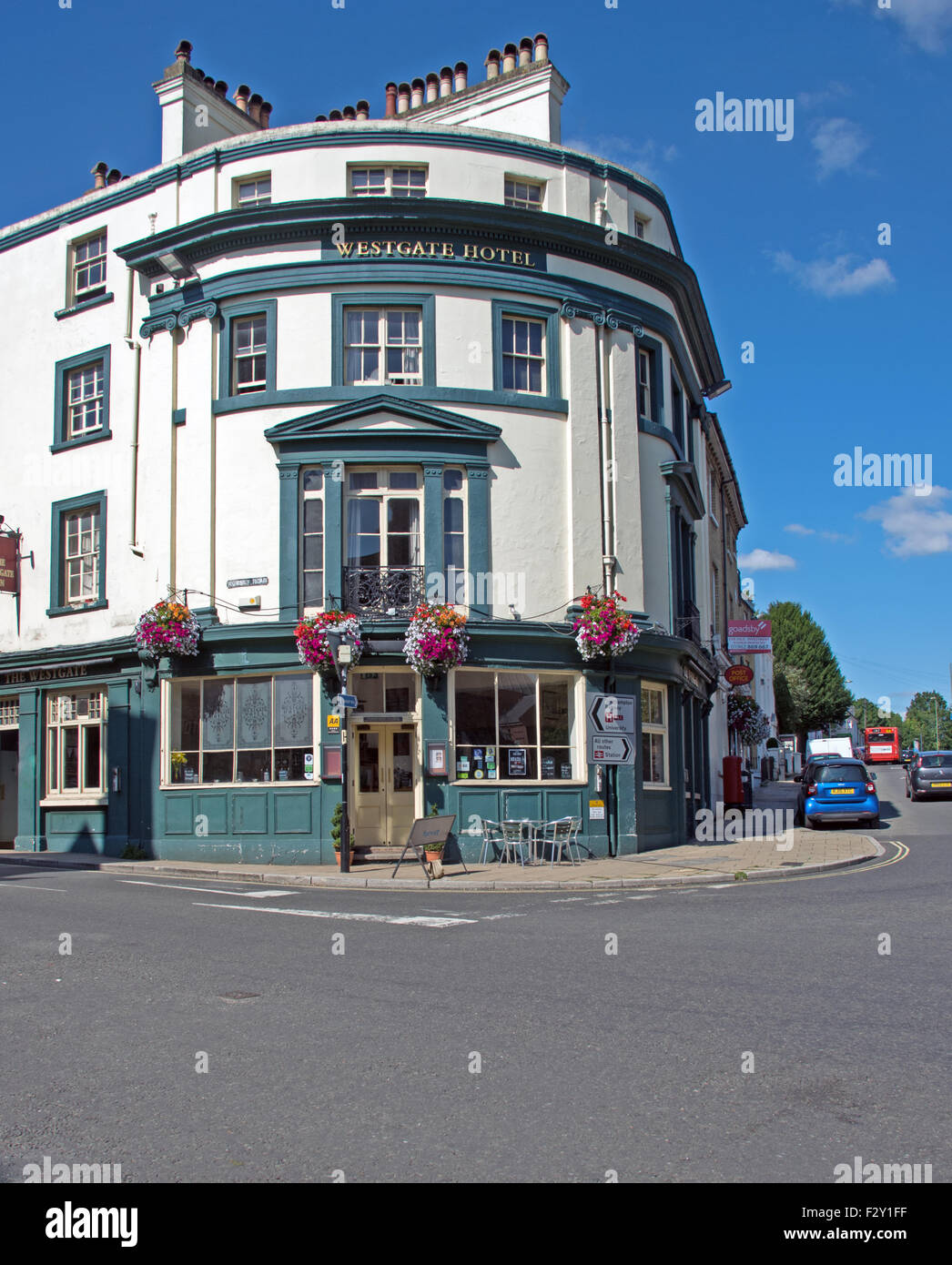 Winchester Westgate Hotel Restaurant, Hampshire, England Stock Photo
