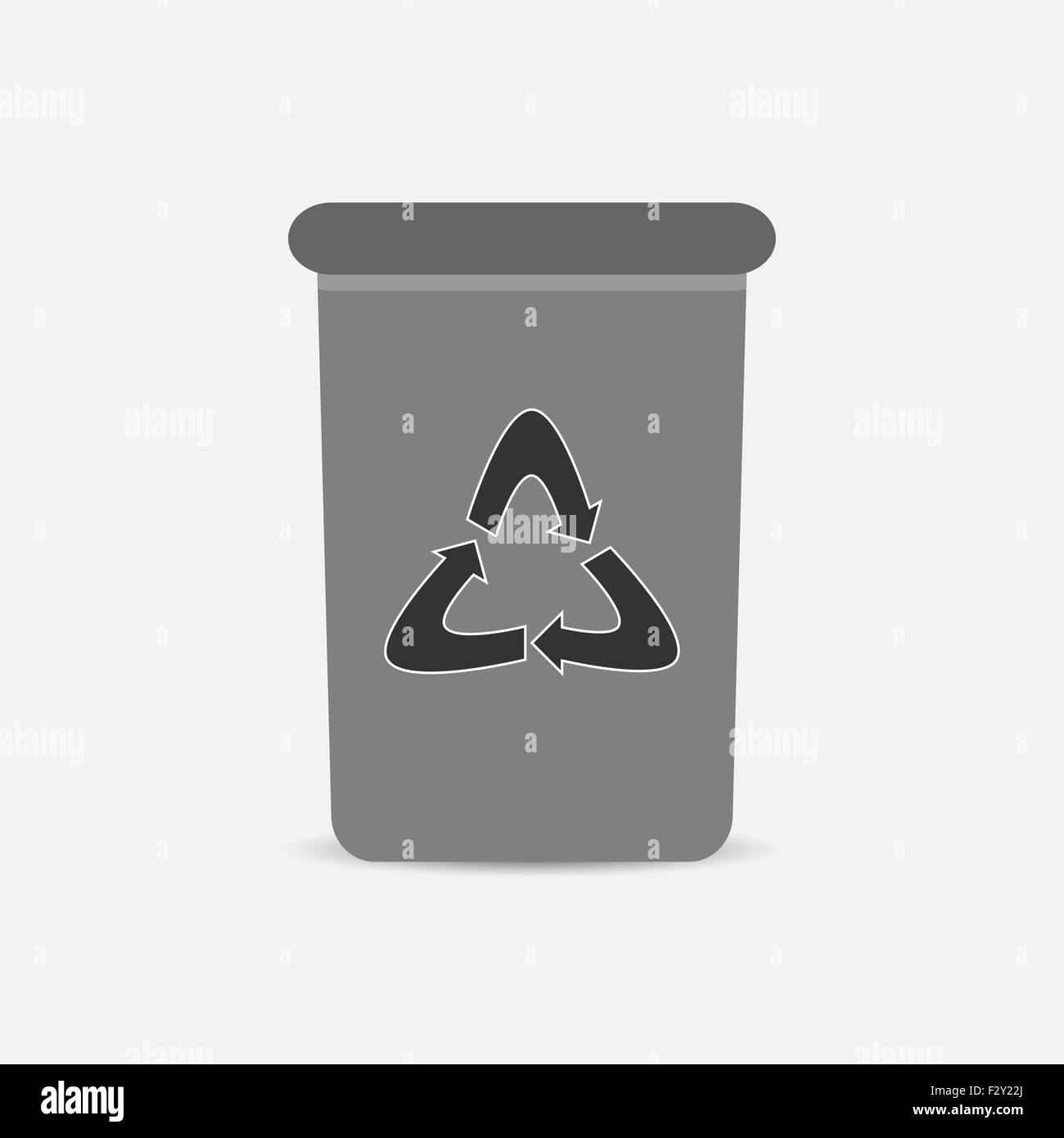 Trash bin icon set simple design Stock Vector Image & Art - Alamy